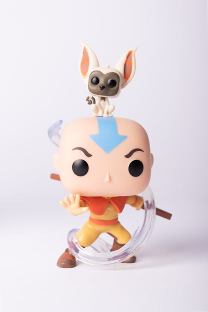 FUNKO POP AVATAR AANG WITH MOMO