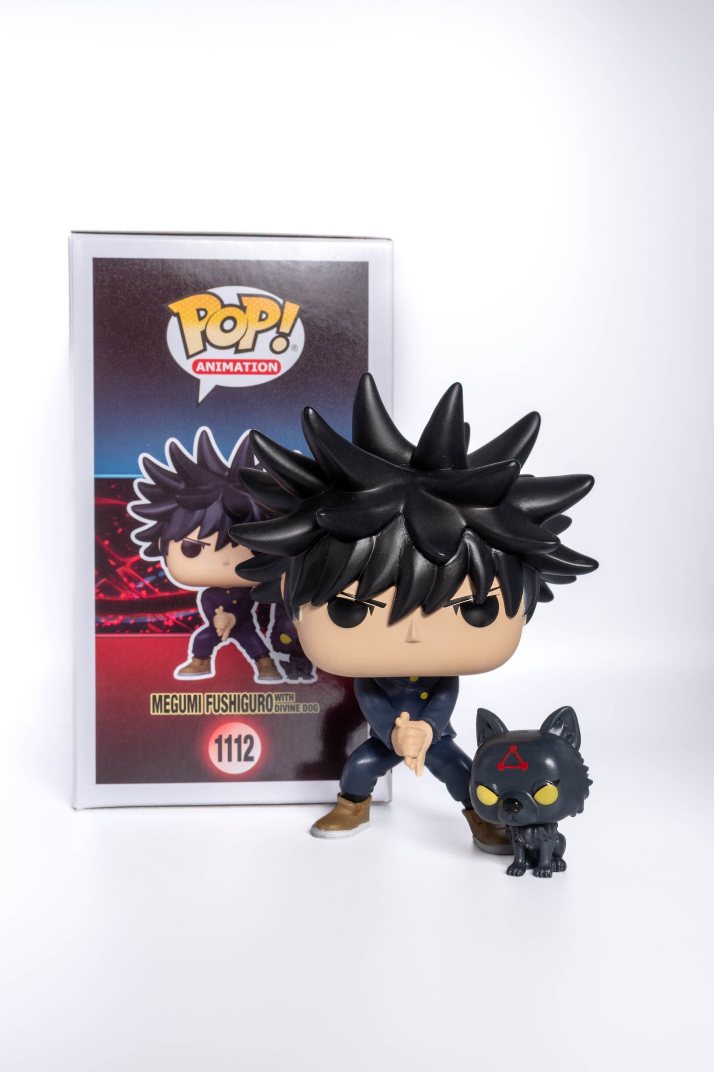 FUNKO POP JUJUTSU KAISEN MEGUMI WITH DOGS