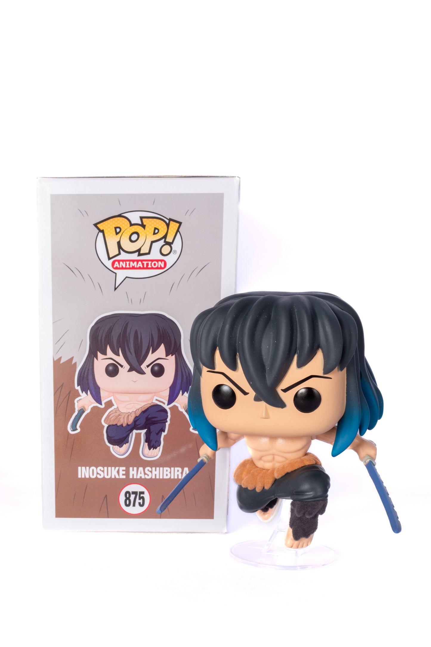 FUNKO POP DEMON SLAYER FLOCKED CHASE INOSUKE HASHIBIRA