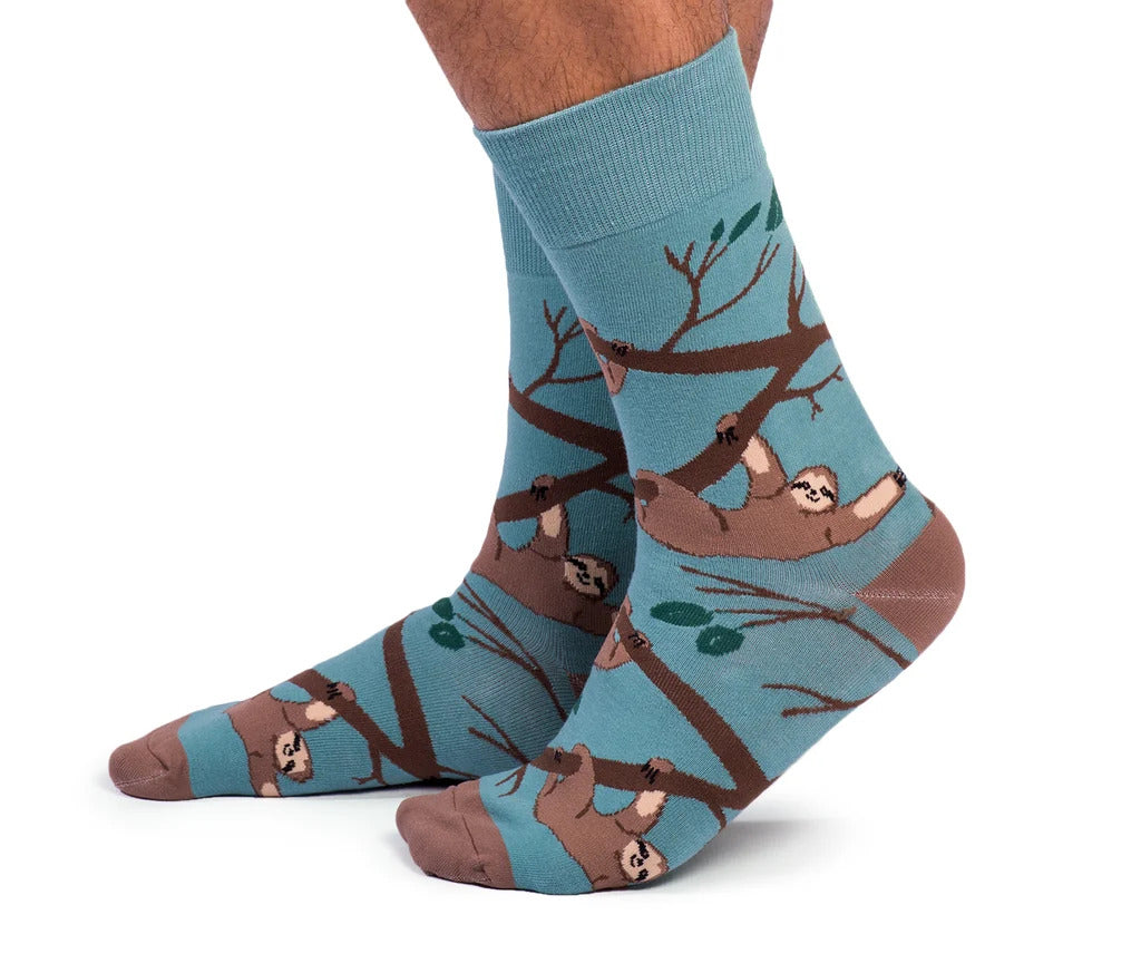 SLOTHIN AROUND CREW SOCKS - MENS