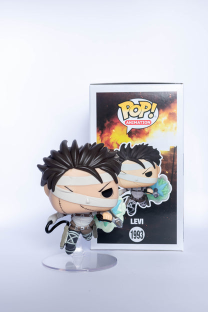 FUNKO POP ATTACK ON TITAN LEVI WITH BANDAGES