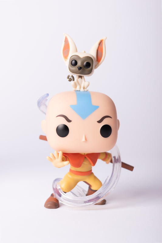 FUNKO POP AVATAR AANG WITH MOMO