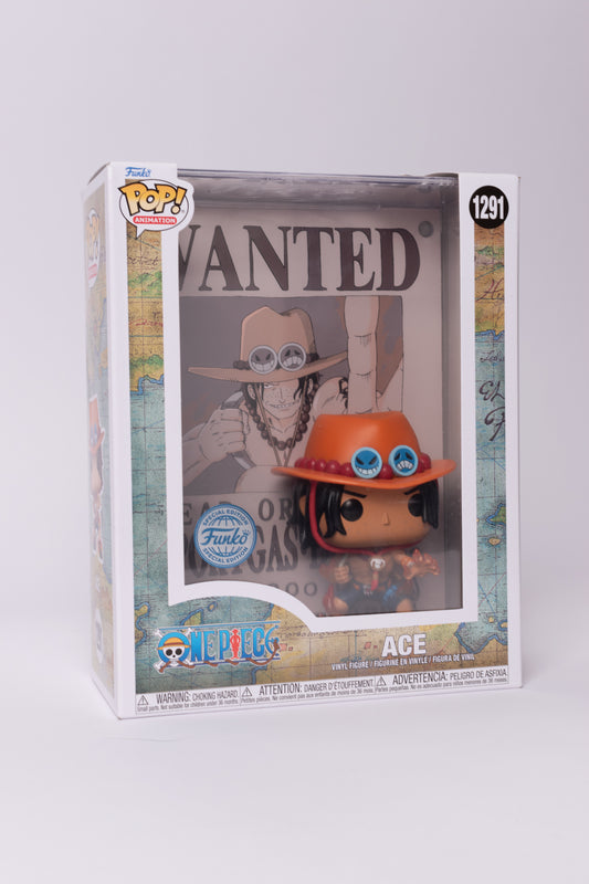 FUNKO POP ONE PIECE ACE WANTED POSTER EXCLUSIVE
