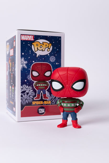FUNKO POP HOLIDAY SPIDER-MAN WITH SWEATER
