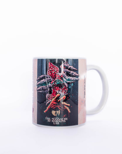 STRANGER THINGS THE MASSACARE AT HAWKINS LAB MUG