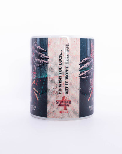 STRANGER THINGS THE MASSACARE AT HAWKINS LAB MUG
