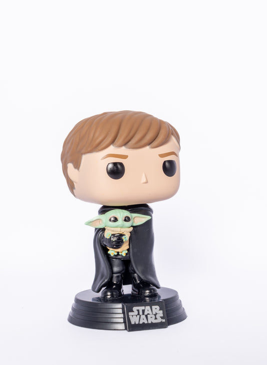 FUNKO POP LUKE SKYWALKER WITH GROGU
