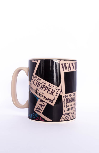 ONE PIECE LUFFY WANTED POSTER MAGIC MUG
