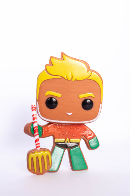 FUNKO POP GINGERBREAD AQUAMAN