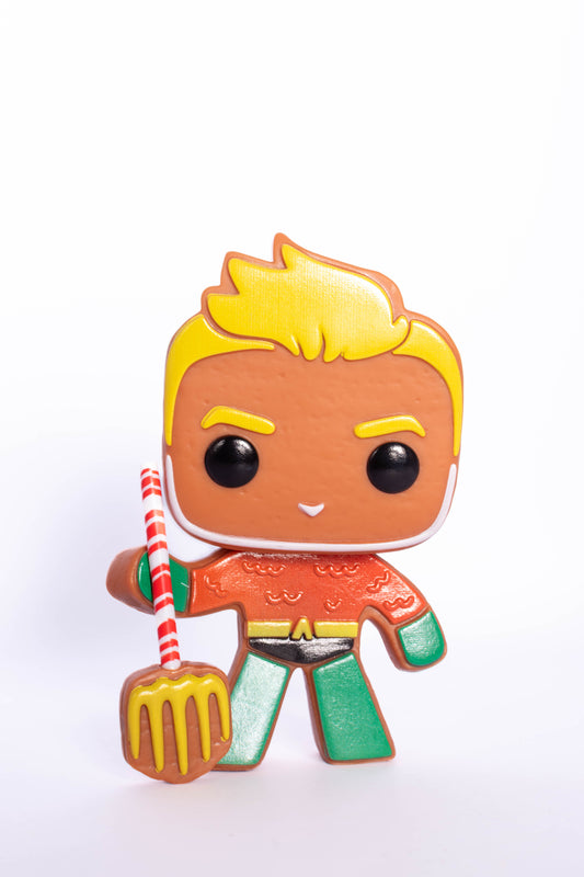 FUNKO POP GINGERBREAD AQUAMAN