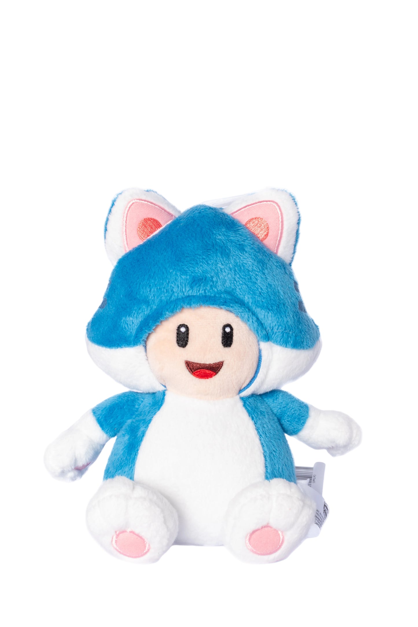 PLUSH CAT TOAD BLUE
