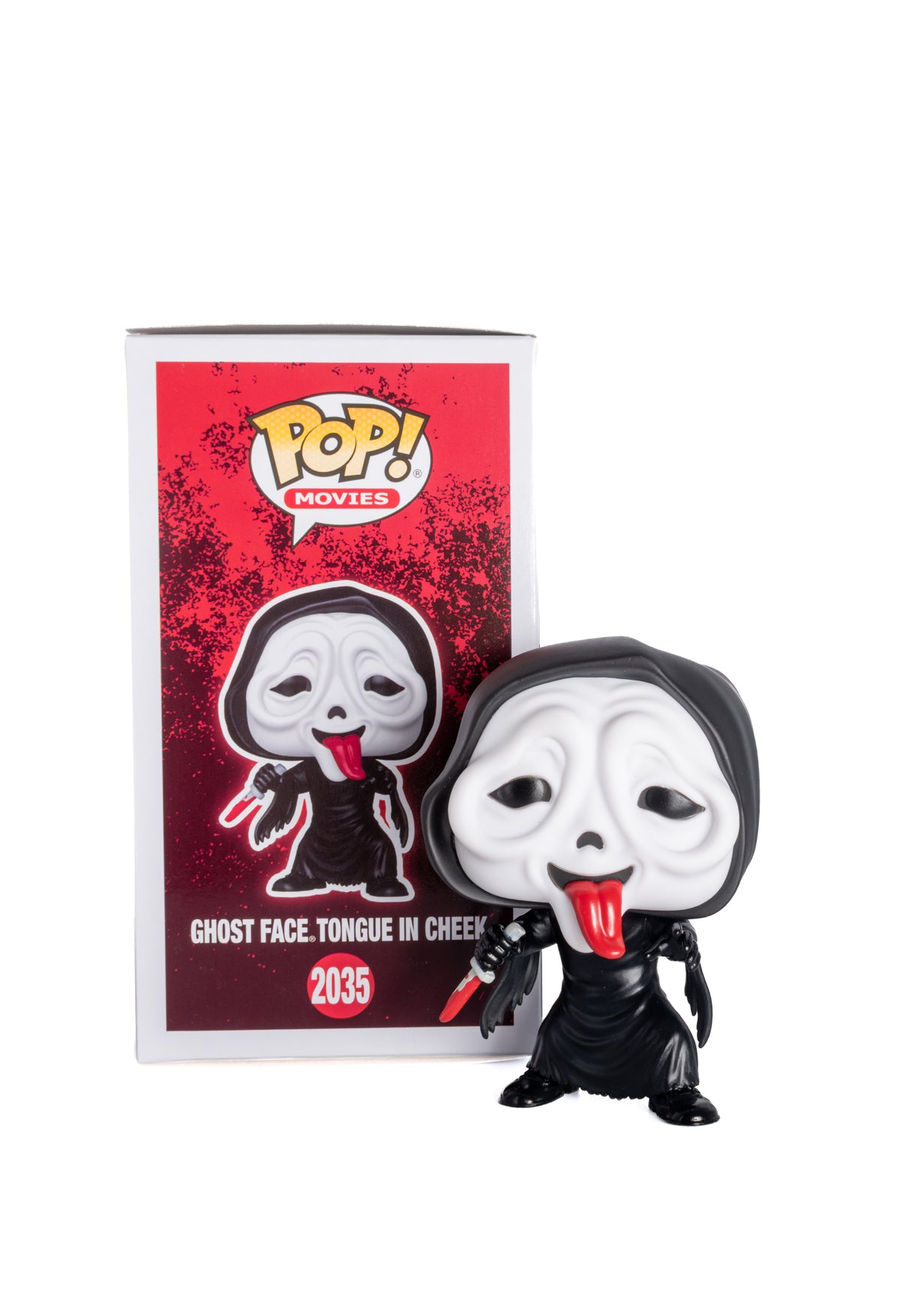 FUNKO POP GHOST FACE TOUNGE IN CHEEK