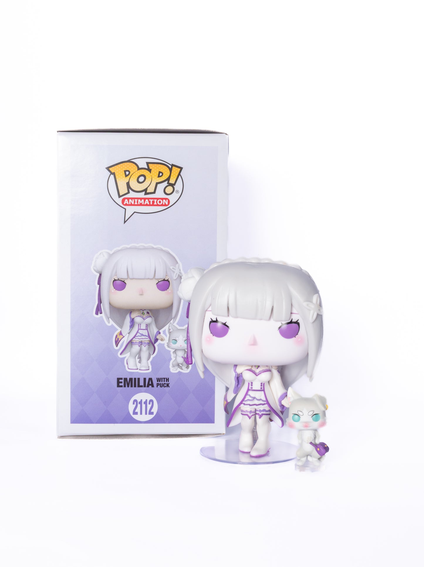 FUNKO POP RE:ZERO EMILIA WITH PUCK