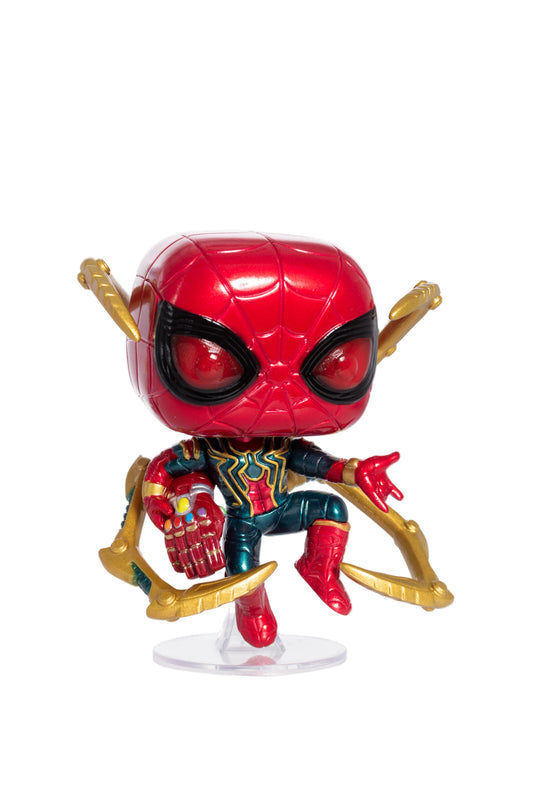 FUNKO POP ENDGAME IRON SPIDER WITH NANO GAUNTLET