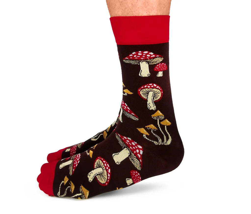 MUSHROOM MAGIC CREW SOCKS - MENS