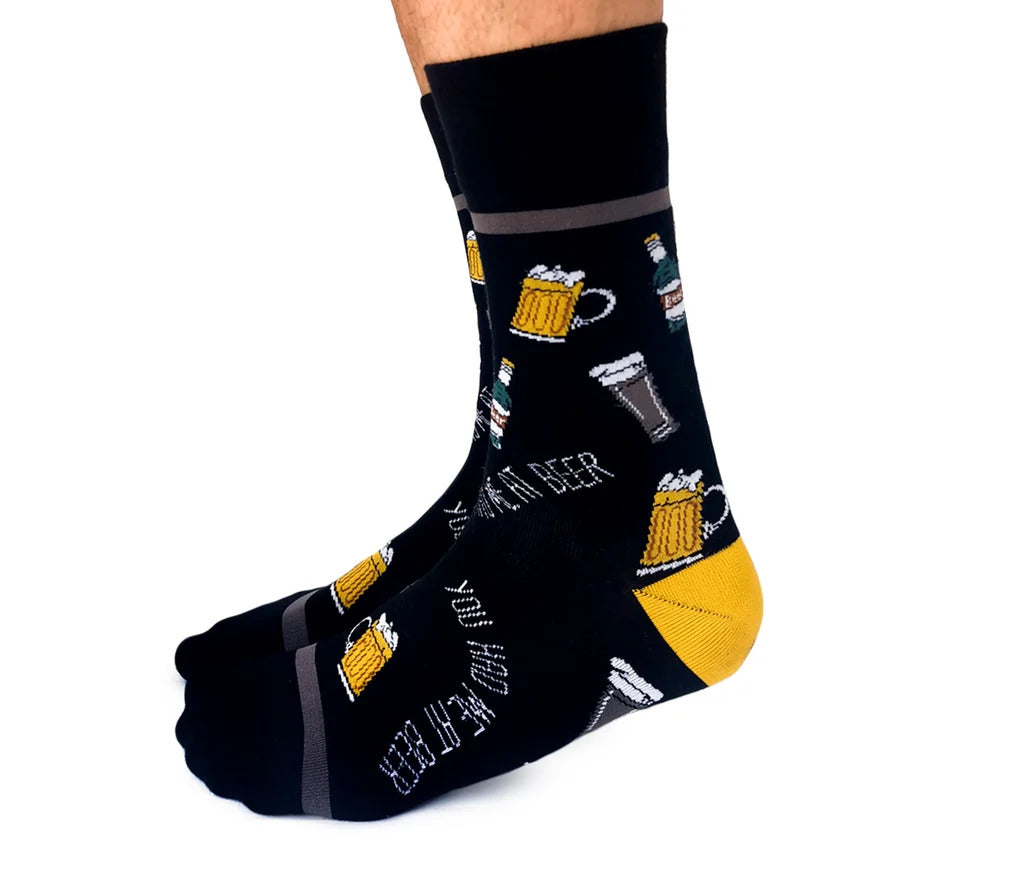YOU HAD ME AT BEER CREW SOCKS - MENS