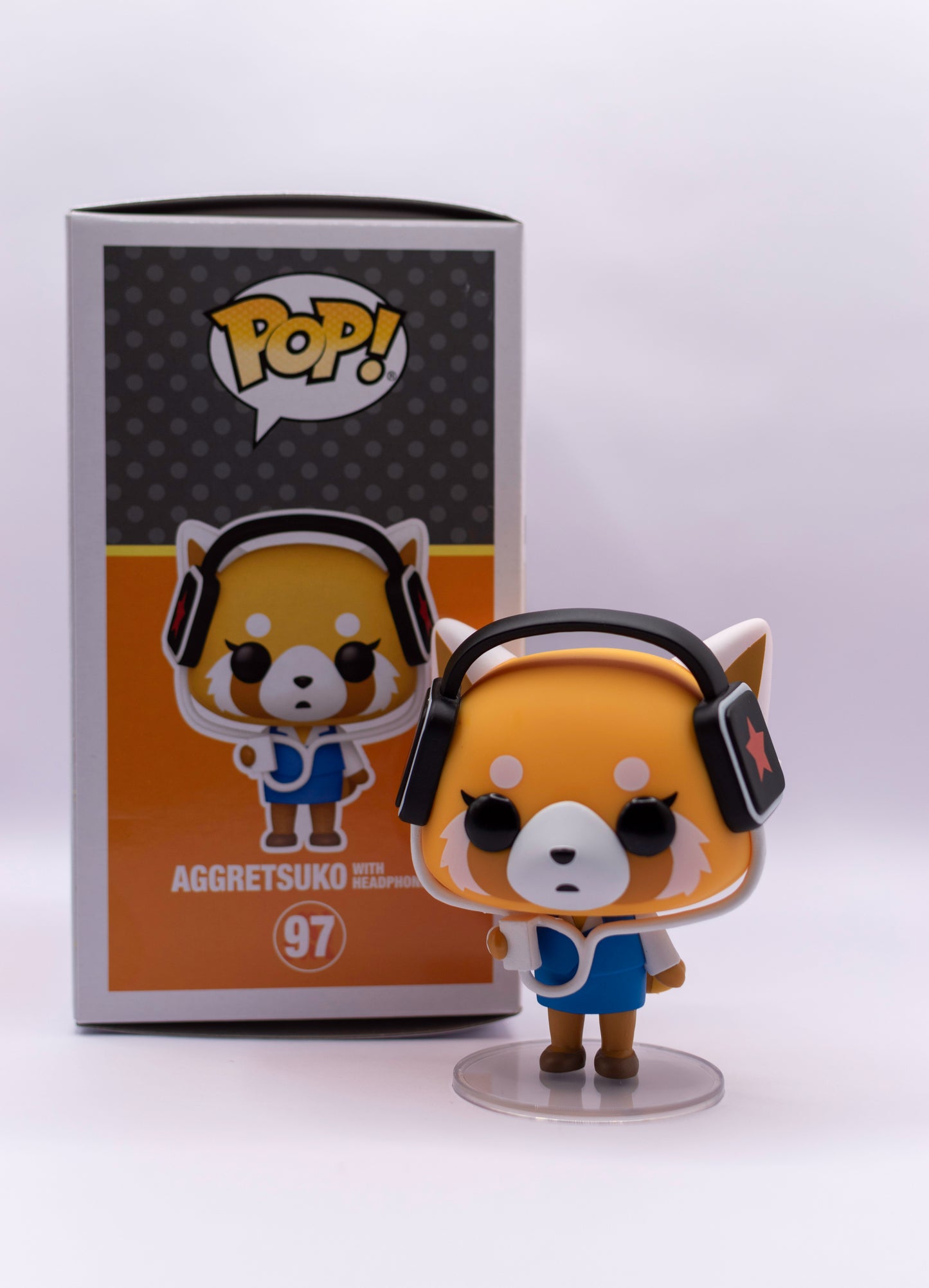 FUNKO POP AGGRETSUKO WITH HEADPHONES